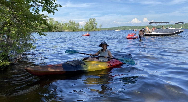 kayaking